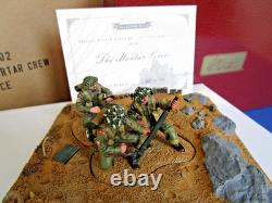 Britains 40402 British Military Mortar Crew D-day Metal Toy Soldier Figure Set