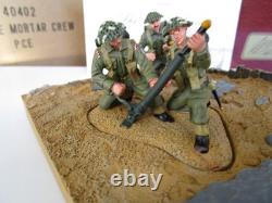 Britains 40402 British Military Mortar Crew D-day Metal Toy Soldier Figure Set