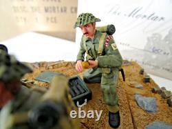 Britains 40402 British Military Mortar Crew D-day Metal Toy Soldier Figure Set