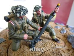 Britains 40402 British Military Mortar Crew D-day Metal Toy Soldier Figure Set