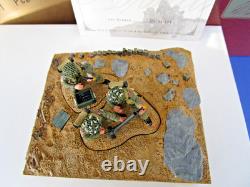 Britains 40402 British Military Mortar Crew D-day Metal Toy Soldier Figure Set