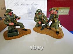 Britains 40402 British Military Mortar Crew D-day Metal Toy Soldier Figure Set