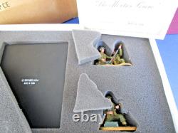 Britains 40402 British Military Mortar Crew D-day Metal Toy Soldier Figure Set