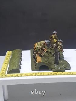 Britains 41035 British Trench Officer Sergeant 2 Men Toy Soldier Figure Set WD5