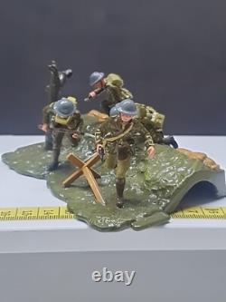 Britains 41035 British Trench Officer Sergeant 2 Men Toy Soldier Figure Set WD5