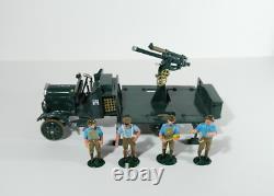 Britains 41036 WW1 Thornycroft Lorry Anti-Aircraft Gun & Crew Boxed Vintage K4