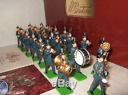 Britains 41151 Rare 21 Piece Marching Band of the Royal Air Force 2 Tier Box Set