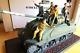 Britains 41168 Ve Day In Europe, British Sherman Firefly With Liberated People
