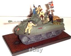 Britains 41168 VE Day in Europe, British Sherman Firefly with Liberated People