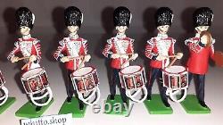 Britains 41175 2006 Grenadier Guards Drum Fife Band 17 Pieces132 metal boxd S7