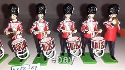 Britains 41175 2006 Grenadier Guards Drum Fife Band 17 Pieces132 metal boxd S7