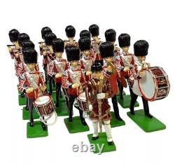 Britains 41175 Grenadier Guards Drum & Fife Band 17pcs 54mm Scale Metal Figures