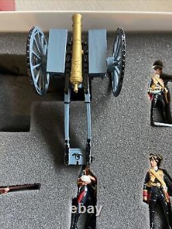 Britains 43144 British Royal Artillery War Set 6lb Gun And 4 Man Crew Boxed