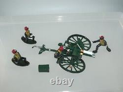 Britains 44053 Redcoats British Royal Horse Artillery Rha 13lb Gun + 4 Man Crew