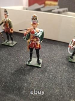 Britains 47008 Redcoats British 45th Regiment Of Foot Command Set 1755-63