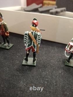 Britains 47008 Redcoats British 45th Regiment Of Foot Command Set 1755-63