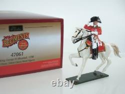 Britains 47061 British King George III Mounted Metal Toy Soldier Figure 1798