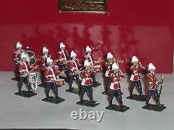 Britains 48008 Zulu War British 24th Foot Drum Corps Band Metal Toy Soldier Set