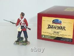 Britains 50028c Zulu War British 24th Foot Soldier Standing At The Ready