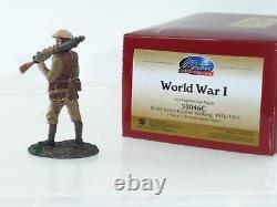 Britains 50046c Ww1 British Lewis Gunner Walking Collectors Club Soldier Figure