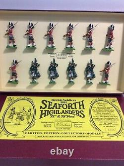 Britains 5185 1881 SEAFORTH HIGHLANDERS 72nd & 78th FOOT Limited Edition Set