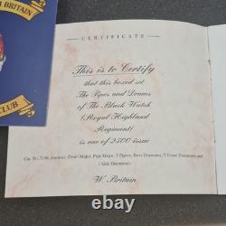 Britains 5196 Pipes & Drums 1st Battalion Black Watch Royal Highland Boxed LtdEd