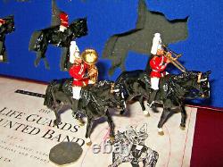 Britains 5295 The Life Guards Mounted Band Set 2, inc Sax, Euphonium Trombone