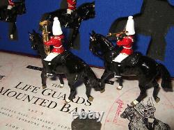 Britains 5295 The Life Guards Mounted Band Set 2, inc Sax, Euphonium Trombone