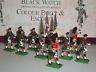 Britains 5297 Black Watch Regiment Colour Party And Escort Metal Toy Soldier Set