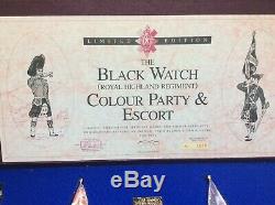 Britains 5297 THE BLACK WATCH (ROYAL HIGHLAND REGIMENT) COLOUR PARTY AND ESCORT