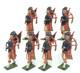 Britains #69 Pipers Of The Scots Guards Full Set