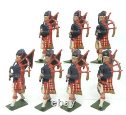 Britains #69 Pipers Of The Scots Guards Full Set