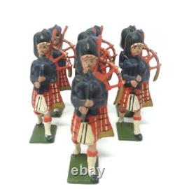 Britains #69 Pipers Of The Scots Guards Full Set