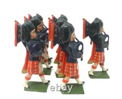 Britains #69 Pipers Of The Scots Guards Full Set