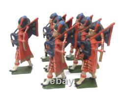 Britains #69 Pipers Of The Scots Guards Full Set