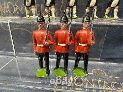 Britains 70mm H Series Infantry On The March 1920-40 Rare Scottish Regiment
