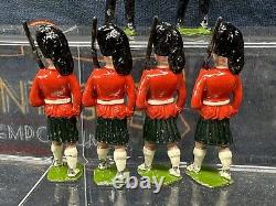 Britains 70mm H Series Infantry On The March 1920-40 Rare Scottish Regiment