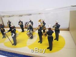 Britains 7283 Eyes Right Band Of The Royal Marines Band Set Boxed (bs2202)