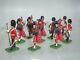 Britains 8305 Scots Guards 10 Piece Pipe + Drum Band Metal Toy Soldier Set