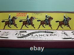 Britains 8806 Duke Of Cambridge 17th Lancers Mounted Toy Soldier Figure Set