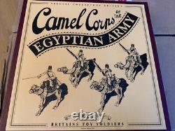 Britains 8872 Camel Corps of the Egyptian Army in Fitted Box, inc Officer 54mm