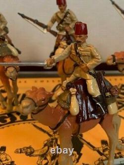 Britains 8872 Camel Corps of the Egyptian Army in Fitted Box, inc Officer 54mm