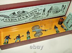 Britains 8875 American Civil War, Union Gun & 5 Crew & Water-Pail in 54mm