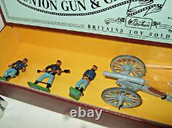 Britains 8875 American Civil War, Union Gun & 5 Crew & Water-Pail in 54mm