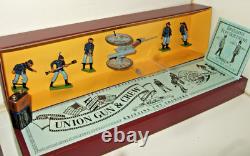 Britains 8875 American Civil War, Union Gun & 5 Crew & Water-Pail in 54mm
