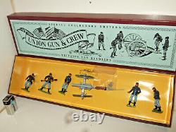 Britains 8875 American Civil War, Union Gun & 5 Crew & Water-Pail in 54mm