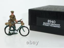 Britains 8940 British Army Ww1 Dorset Yeomanry Sergeant With His Bicycle