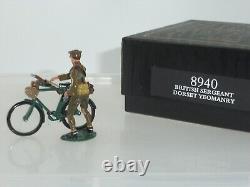 Britains 8940 British Army Ww1 Dorset Yeomanry Sergeant With His Bicycle