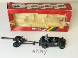 Britains 9788 Army Group Kubelwagen & German Field Gun 132 Boxed New Unused