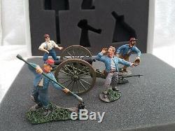 Britains ACW 31032 Confederate 10LB Parrot Gun + Crew Artillery Figure Set 2
